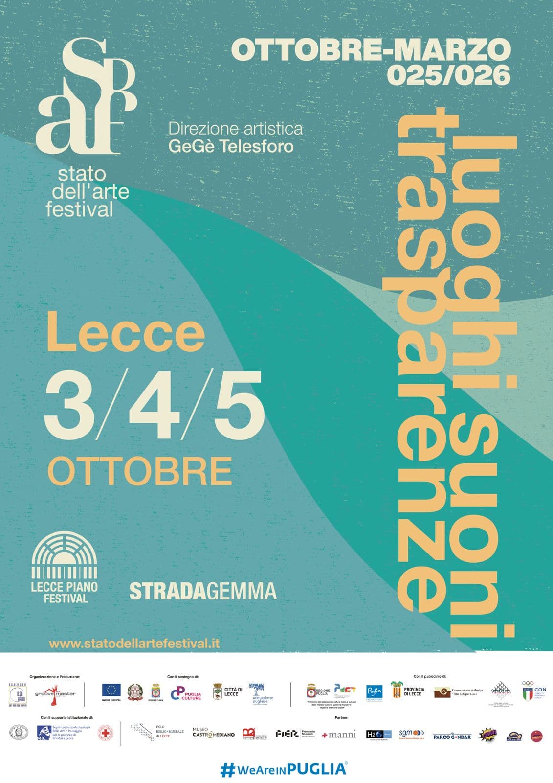 Stato dell'Arte Festival 2a edizione 3|4|5 Ottobre 2025 - Marzo 026